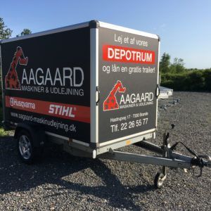 Lej en lukket cargo trailer udlejning