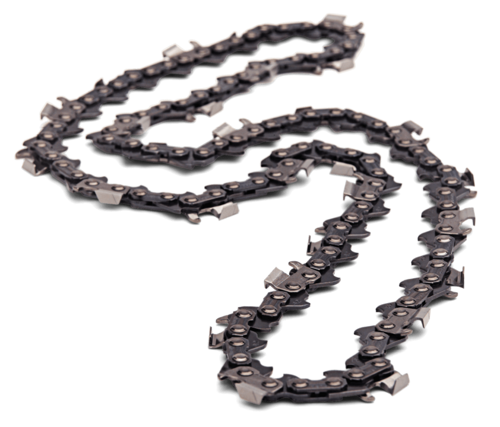 a chain on a black background