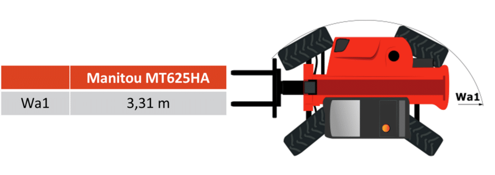 Teleskoplæsser - Manitou MT 625 HA - Billede 7