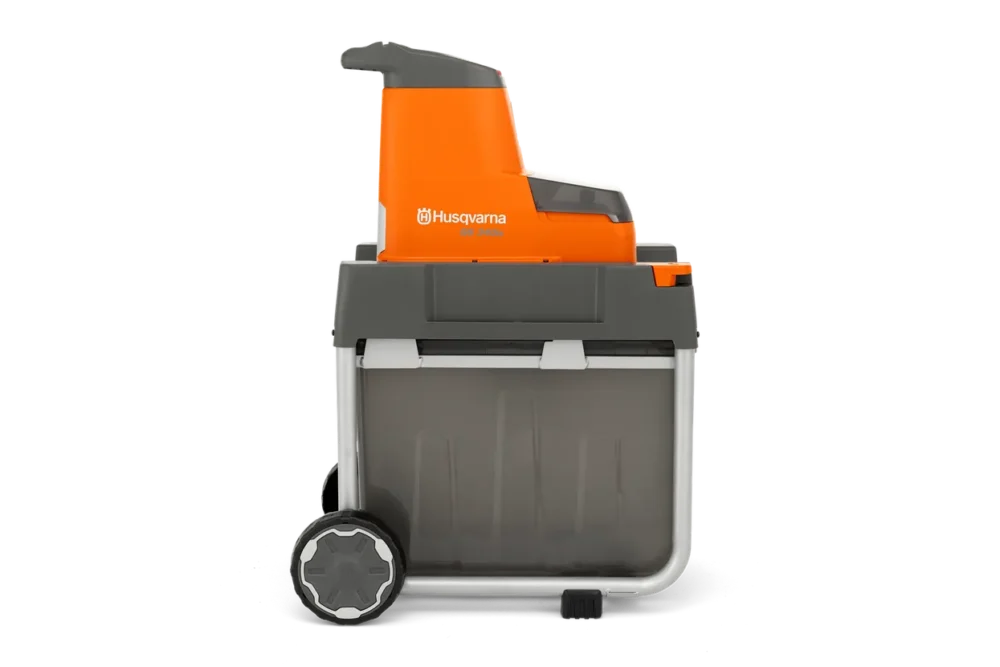 an orange and grey machine
