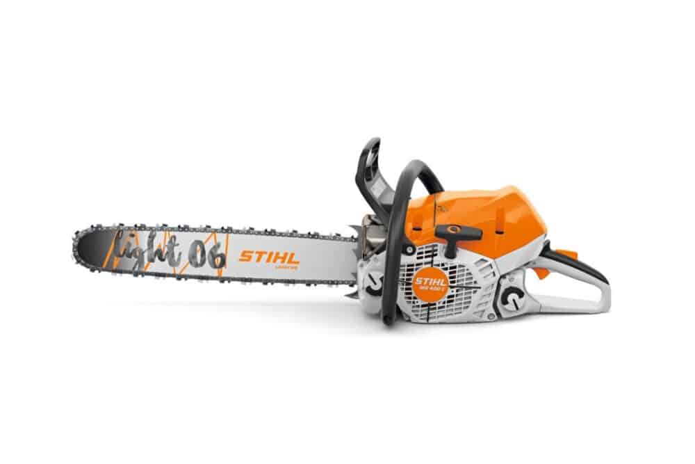 STIHL motorsav på hvid baggrund