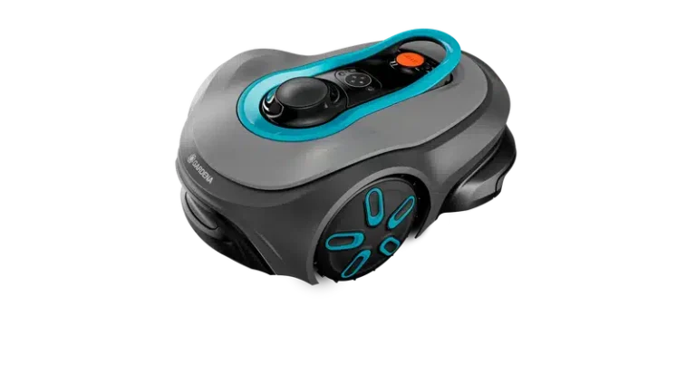 Robotplæneklipper i moderne design.