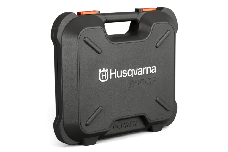 Sort Husqvarna værktøjskuffert med logo