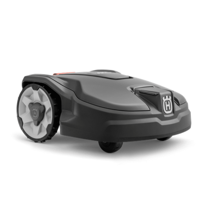 En sort robotplæneklipper.