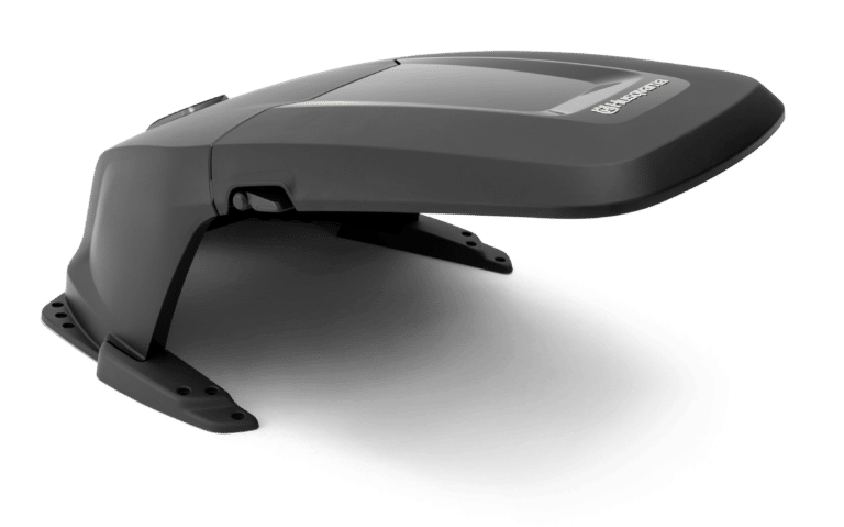 Sort automower garage