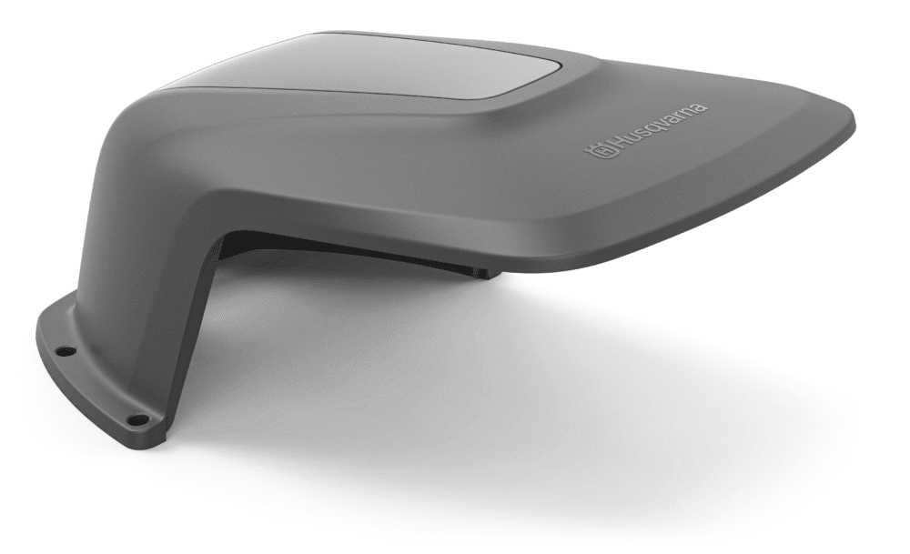 Gråt beskyttelseshus til robotplæneklipper