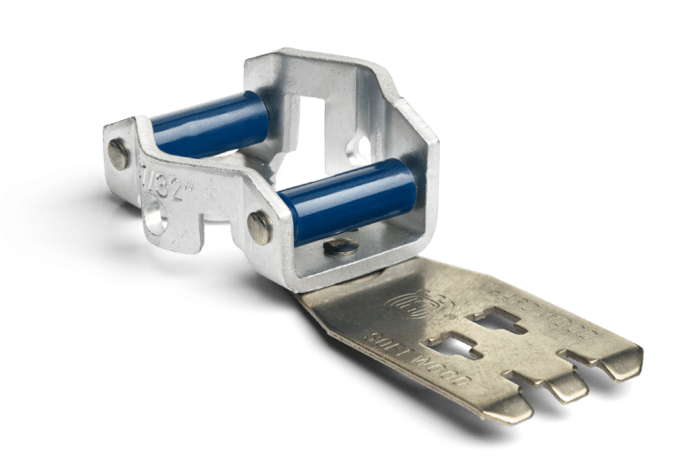 Skæreskabelon med blå metalvalse