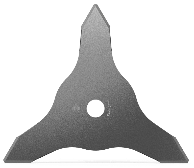 Trekantet metalklinge med Hul