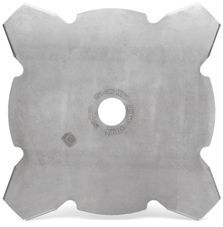 Skiveformet skæreværktøj til buskrydder.