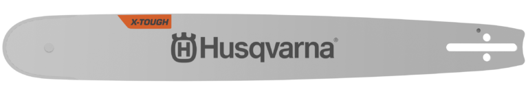 Husqvarna motorsavs-sværd med X-TOUGH mærkning