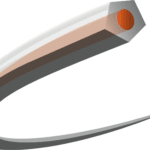 Grafisk illustration af en bueform