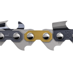 Nærbillede af en kædesavskæde