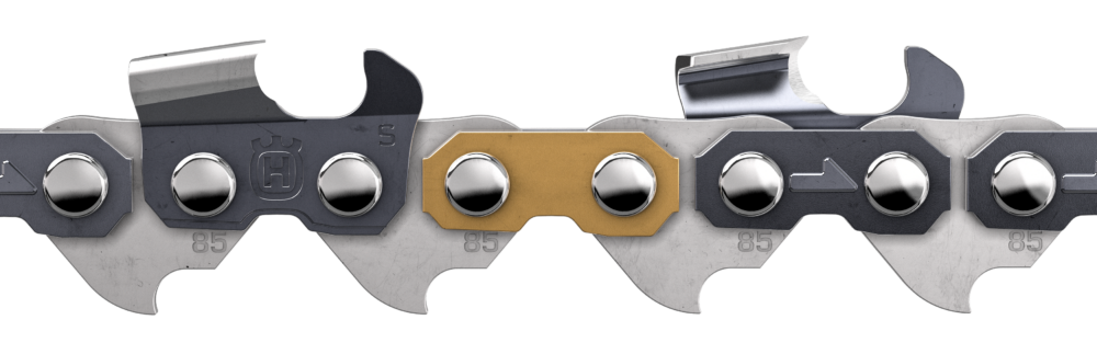 Kæde fra en motorsav med skæreled