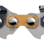 Nærbillede af kædesavkæde.