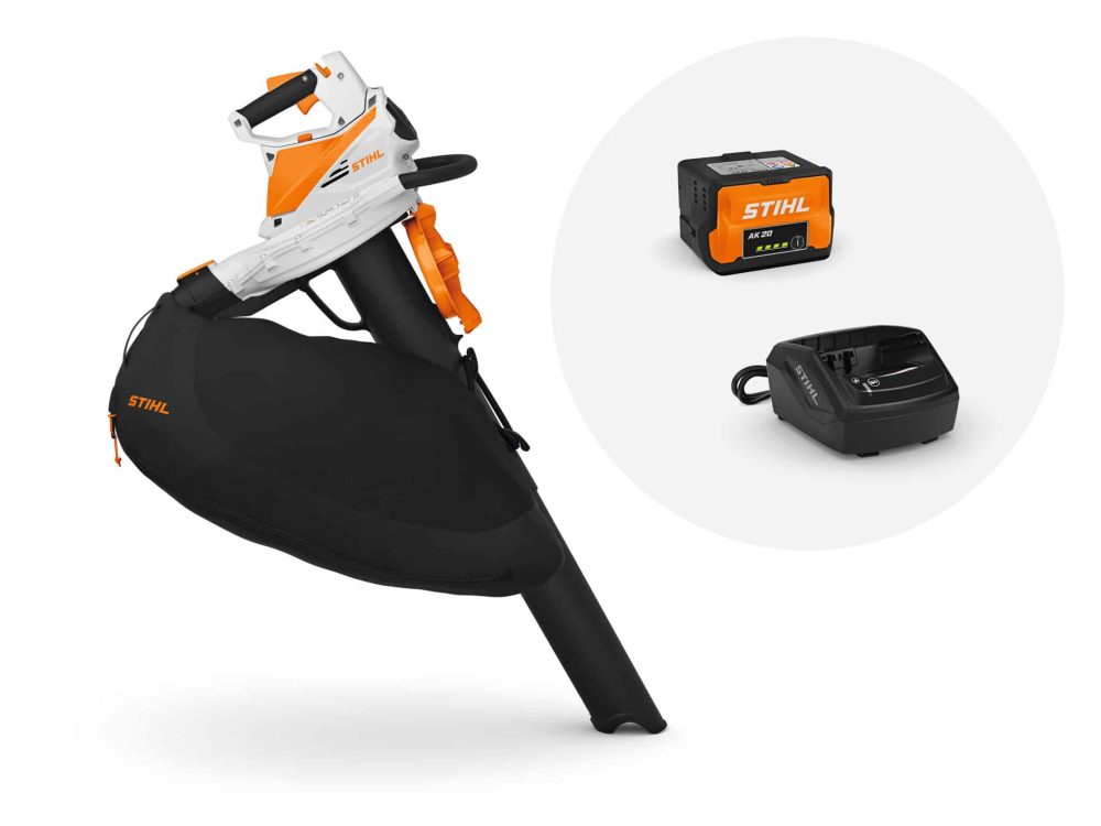 STIHL løvblæser med batteri og oplader