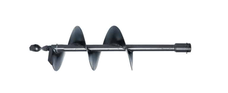 Sort metallsnegl til boring