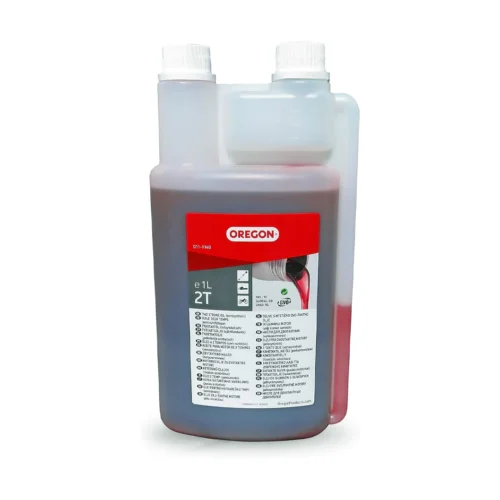 1-liters flaske motorolie fra Oregon.