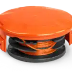 Orange trådspole til græstrimmer