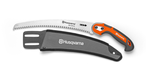 Håndsav og skede fra Husqvarna.