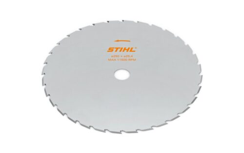 Rund savklinge med Stihl-logo