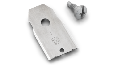 Kniv og skrue til robotplæneklipper.