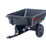 Sort AL-KO anhænger med to hjul.