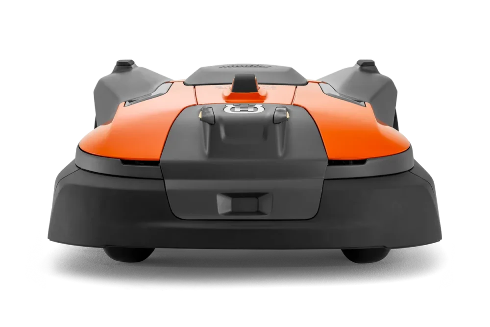 Robotplæneklipper i sort og orange