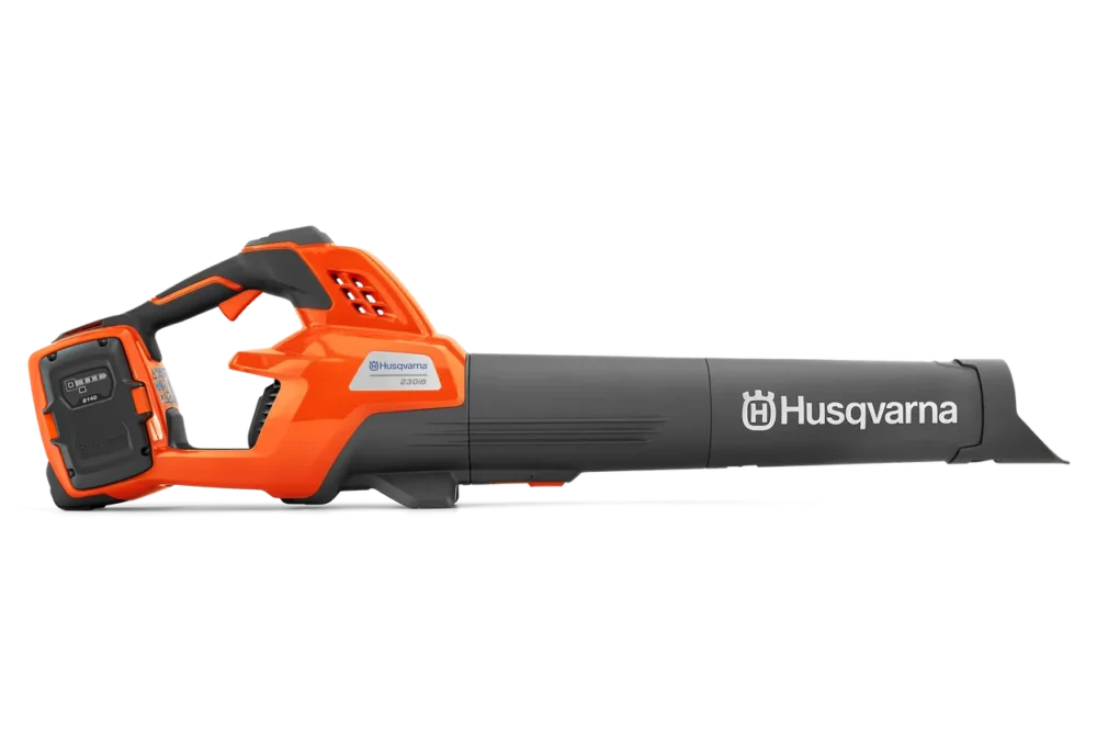 Husqvarna batteridrevet løvblæser.