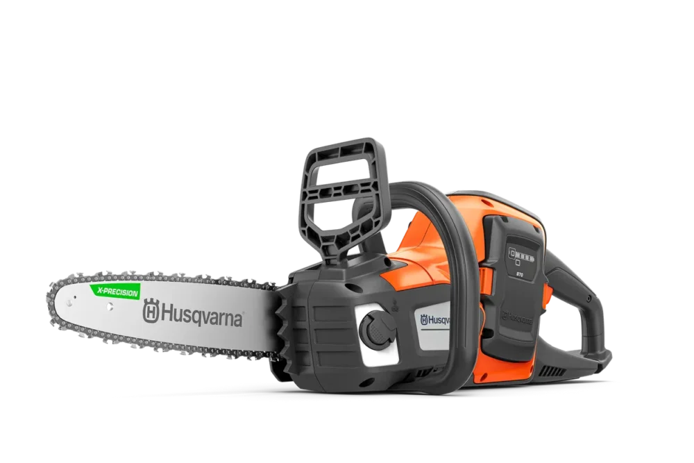 Orange og sort Husqvarna motorsav