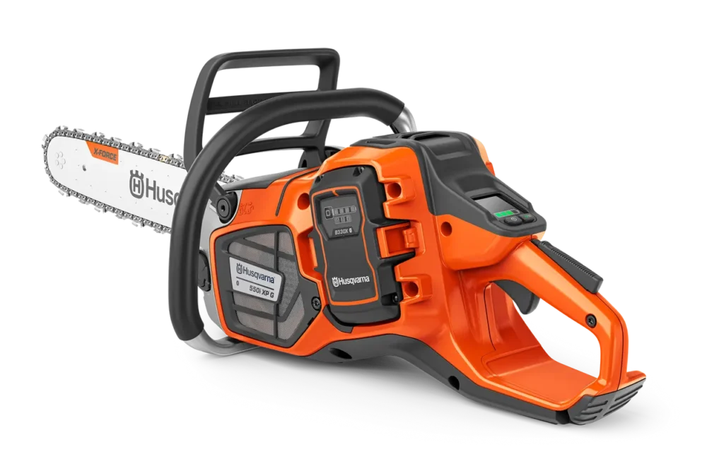 Batteridrevet motorsav fra Husqvarna.