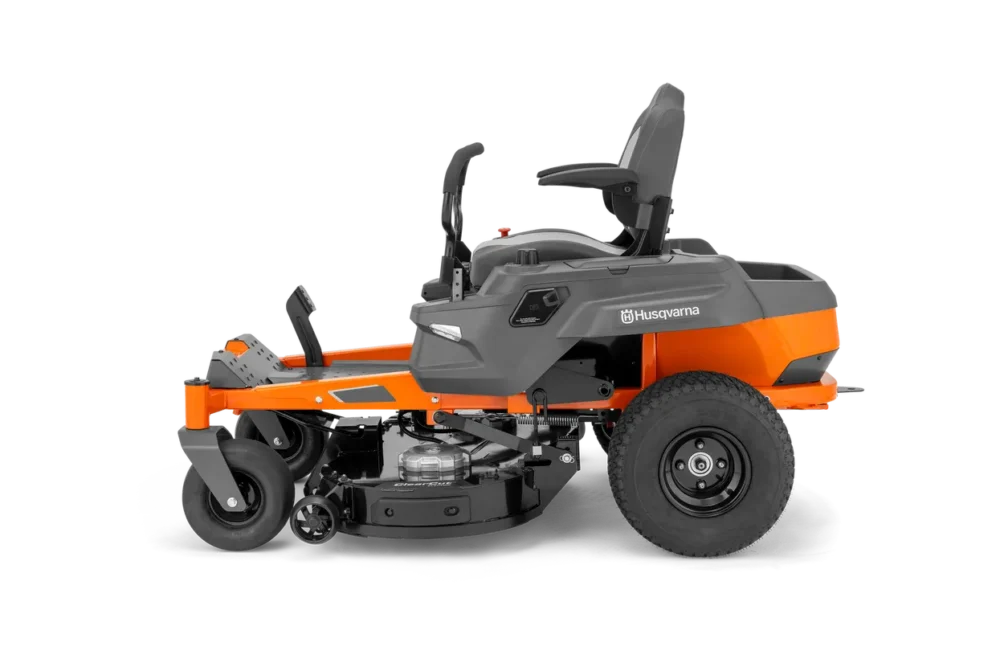 Havetraktor fra Husqvarna set fra siden