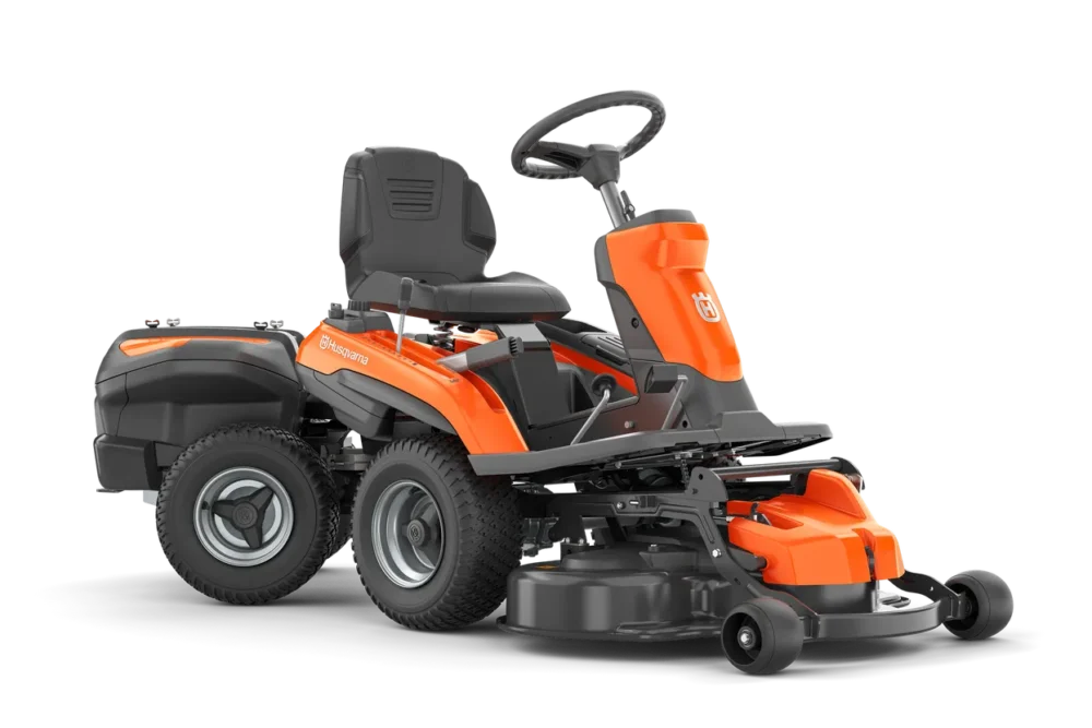 Husqvarna havetraktor set fra siden