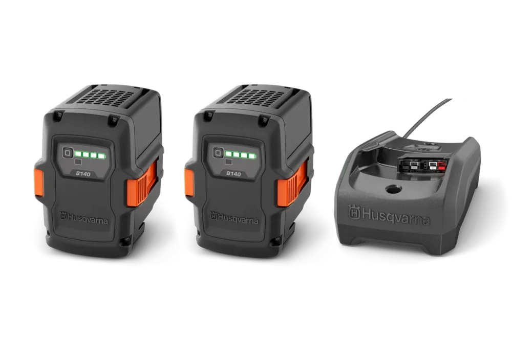 Husqvarna Batteri startkit (2xB140 og 1x40-C80)